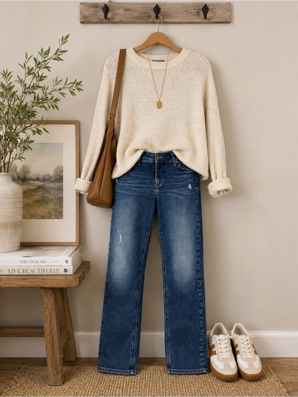 Silver Jeans Straight-Leg Jeans in Medium Blue